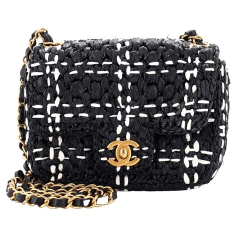 chanel woven bag